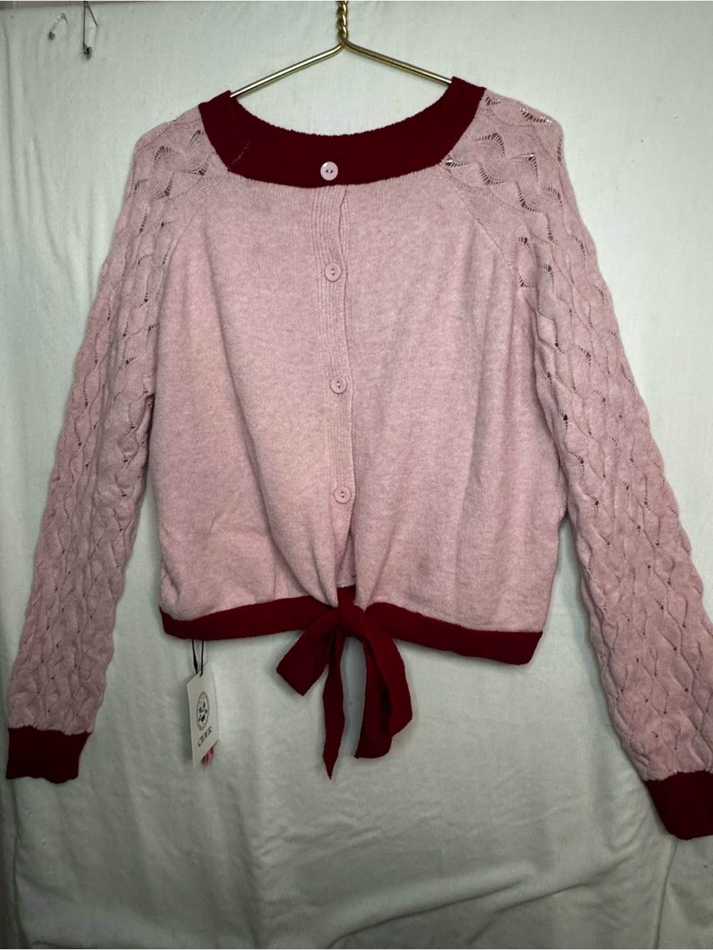 NWT 2XL Pink Cardigan